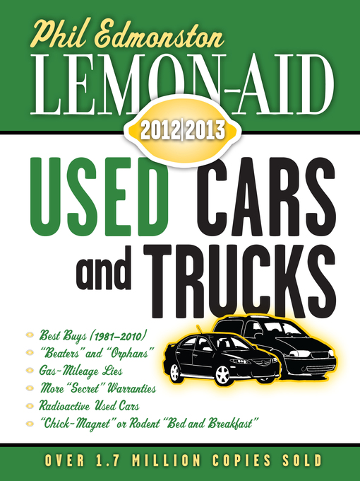 Lemon-Aid Used Cars and Trucks 2012-2013